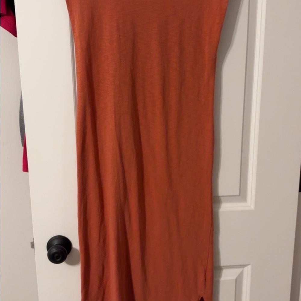 Universal Thread Orange Midi Dress